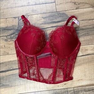 Victoria Secret very sexy Red Lace Bustier
